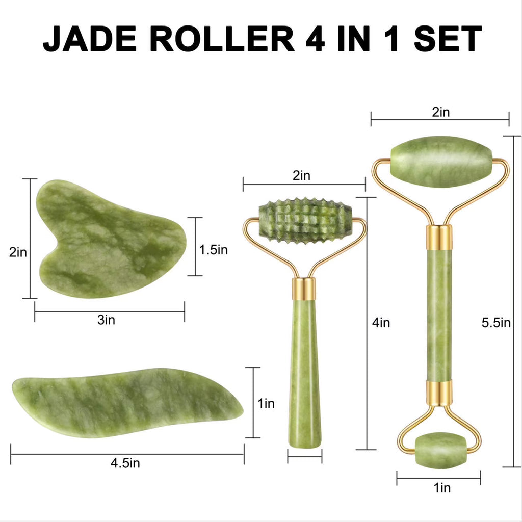 Charmonic Jade Roller & Gua Sha Set