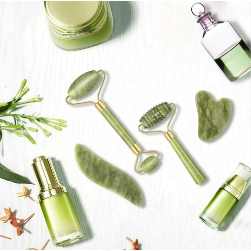 Charmonic Jade Roller & Gua Sha Set