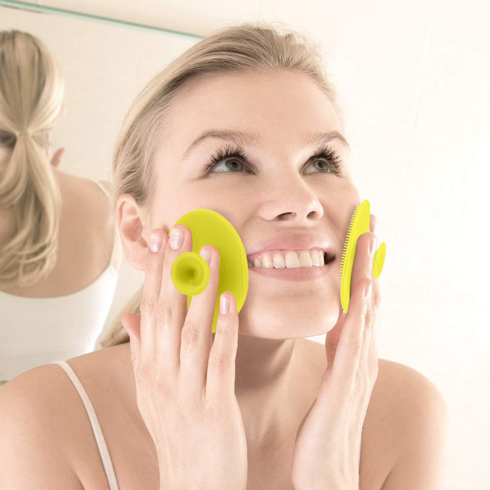 Soft Silicone Facial Cleansing Brush Pad