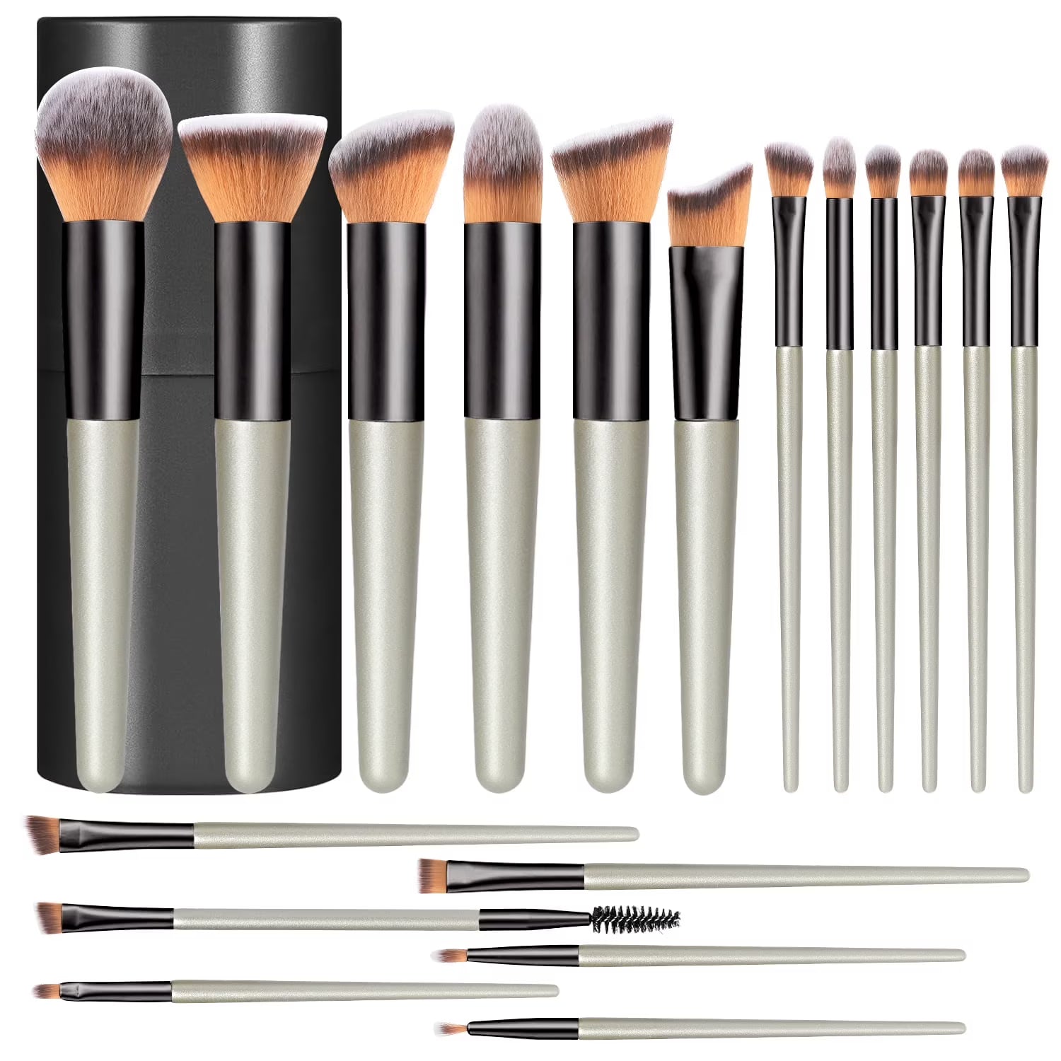 18-Piece Professional Makeup Brush Set